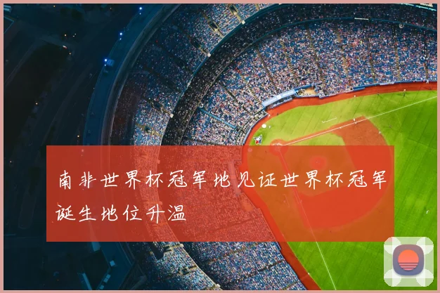 南非世界杯冠军地见证世界杯冠军诞生地位升温